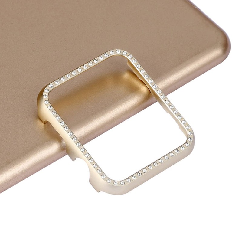 Gatuida 3pcs Square Diamond Aluminium Alloy Protective Case for Watch