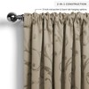 Elrene Home Fashions Mia Jacquard Scroll Blackout Window Curtain, 52"