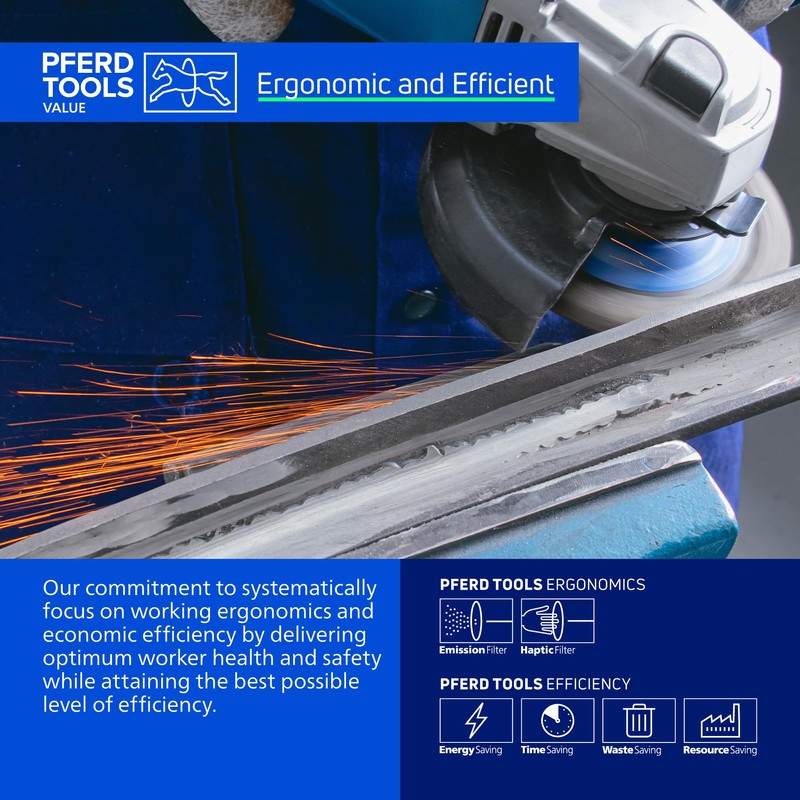PFERD POLIFAN®-Curve Radial Type Flap Disc - 6" x 5/8-11"