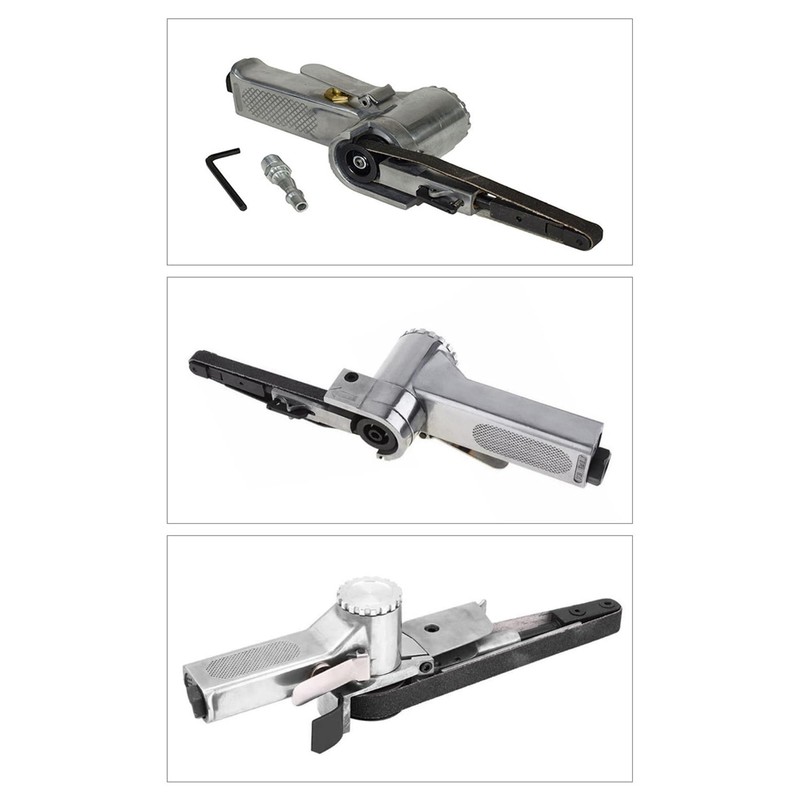Mini Air Belt Sander, Pneumatic Handheld Angle Grinder Tool for