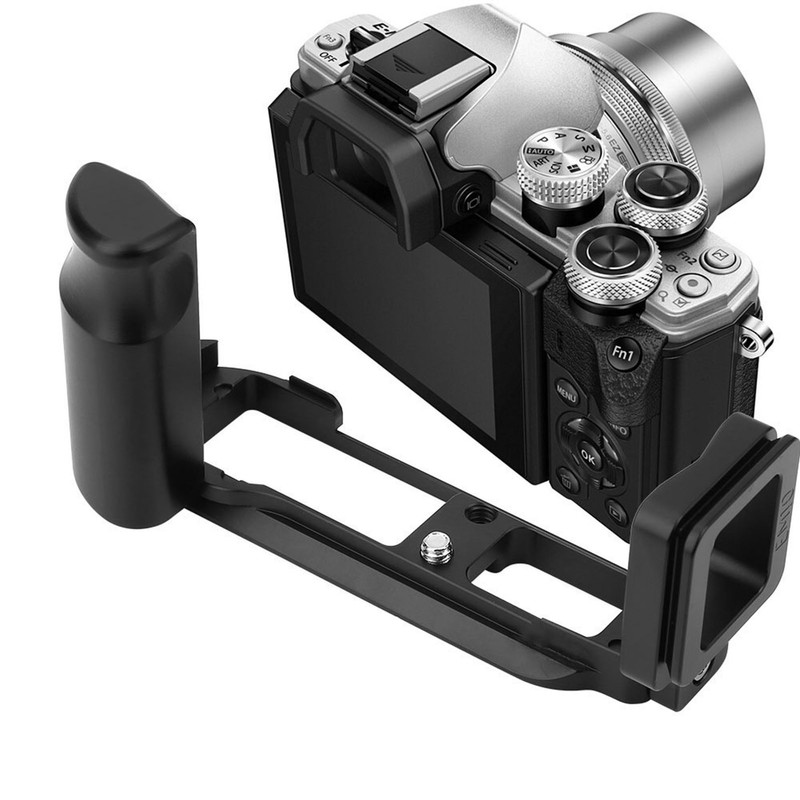 L Shaped Vertical Quick Release Plate Bracket Hand Grip Holder