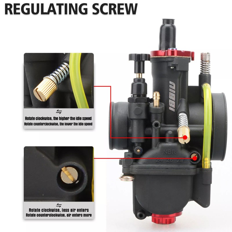 NIBBI PWK28 Carburetor Kit for Predator 212cc 196cc 224cc Axis