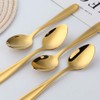 Buyit 6 Pcs 18-0 Stainless Steel Tea Spoon Coffee Spoon