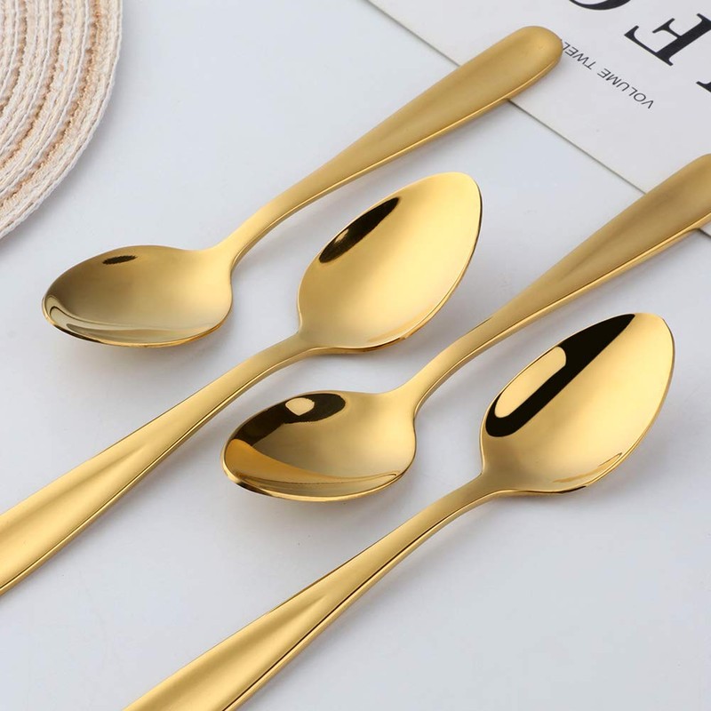 Buyit 6 Pcs 18-0 Stainless Steel Tea Spoon Coffee Spoon