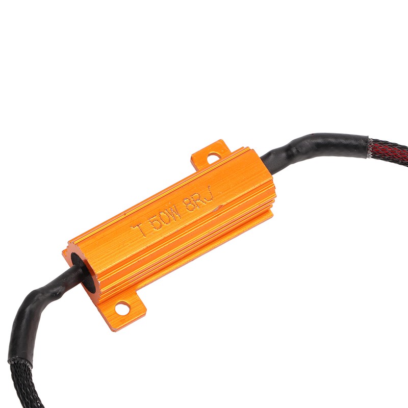 LED Decoder H7 Aluminum Housing Single Resistance Wire LED Headlight