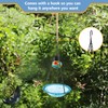 Solar Hummingbird Feeder - Outdoor Hanging Bird Food Feeder with