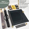 Premium Jigsaw Puzzle Mat Roll-Up Design Non-Crease Rubber Surface, Accommodates