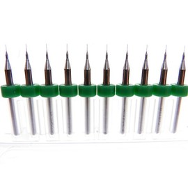 Versatile Tungsten Micro Drill Bits Japanese made for CNC PCB Installation, Toy Making, Model Cars Trucks Planes Boats, Arts & Crafts, Woodworking more... (.15mm)