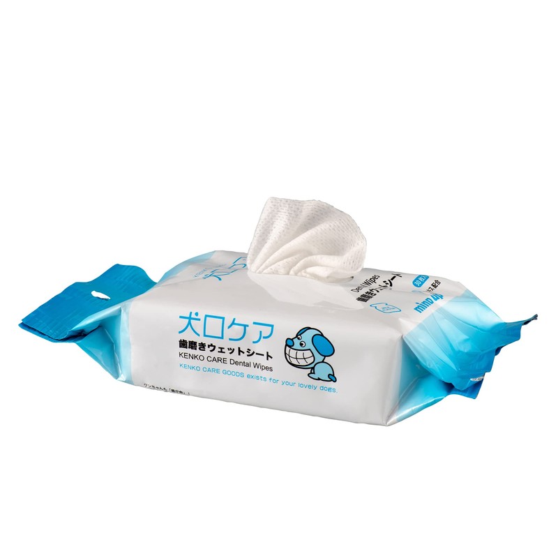 Mindup Dog Mouth Care Toothpaste Wet Sheet, Pack of 30