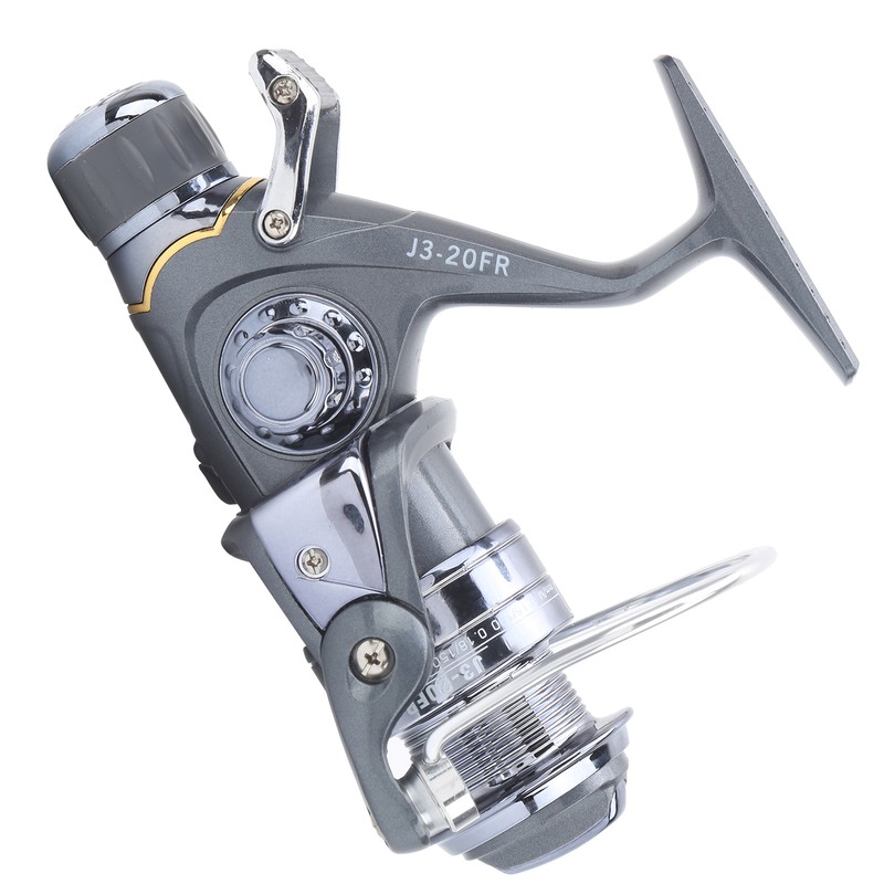 Spinning Reel 5 Bearing 5.1:1 Gear Ratio Dual Brake Fishing