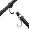 sourcing map 6Pcs Pipe Rod Hooks, Stainless Steel 19mm/0.75" Inner