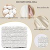 Suncdelv Slik Toalla De Seda Para El Cabello, Resistente A