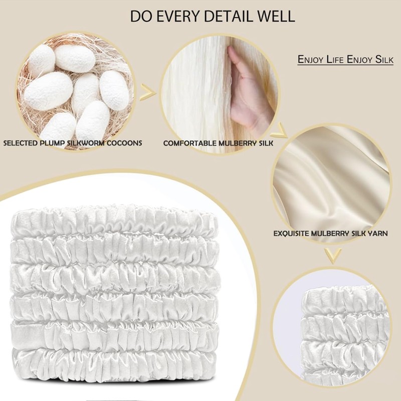 Suncdelv Slik Toalla De Seda Para El Cabello, Resistente A