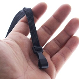 25 Pack - MRI Safe ID Lanyards (No Metal) with Plastic No Twist Clip & Safety Breakaway Clasp - Great for Radiology Pathologists - Neck Strap I.D. Badge Holders by Specialist ID (Black)