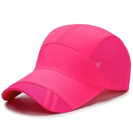 EVD-X Gorra Deportiva Sports Actividades al Aire Libre Ajustable Secado Rápido Sol Sombrero Gorra Hombre y Mujer Beisbol Caminata Pesca Golf Hiking (MX/US, Alfa, Talla única, Rosa)