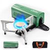 BIG HORN OUTDOORS Butane Camping Stove, Portable Folding Gas Burner
