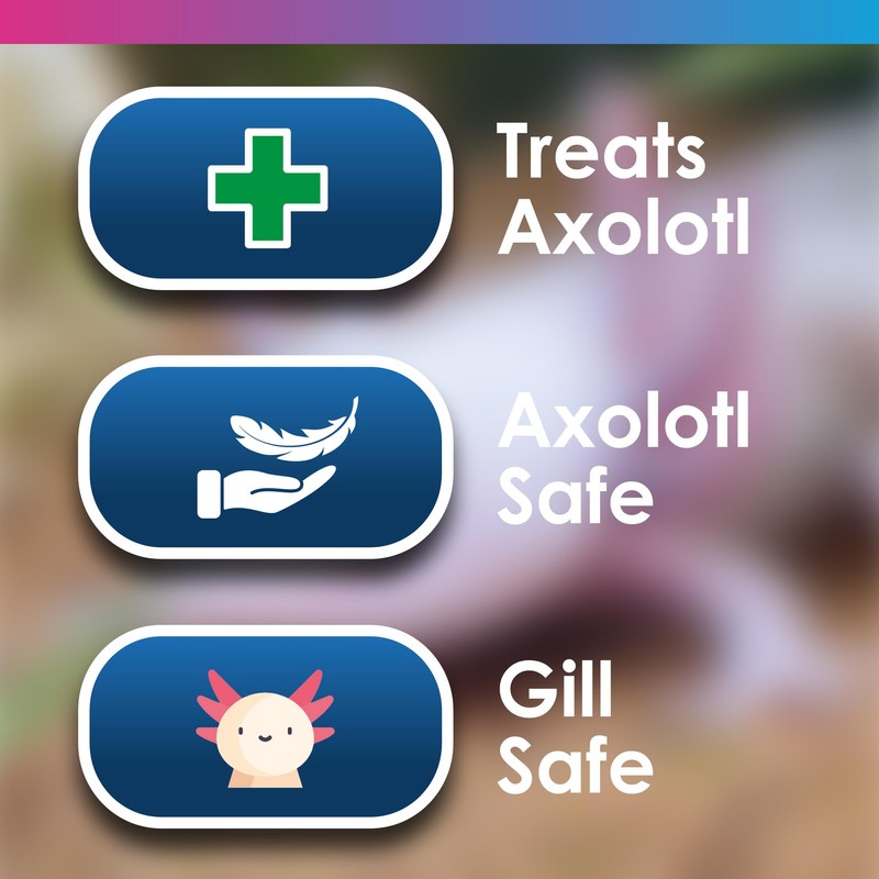 NT Labs AxoCure Treats Axolotls For External Parasitic Infections Including