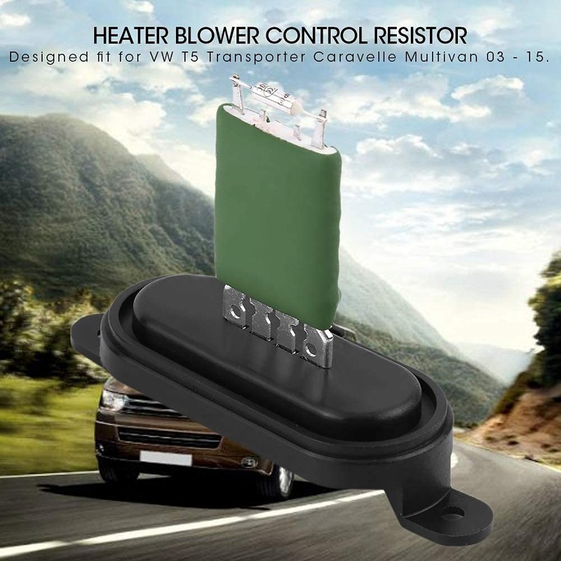 Fan Resistor,Heater Blower Control Resistor for VW T5 Transporter Multivan