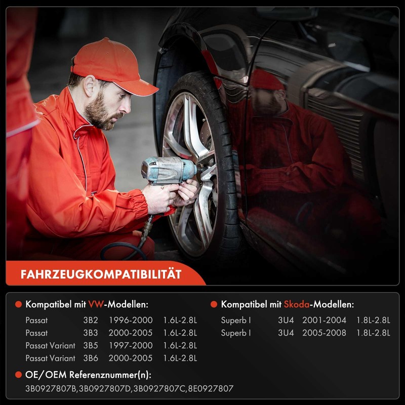 Frankberg ABS Rear Sensor Compatible with P.a.s.s.a.t 3B2 3B3 1.6L-2.8L