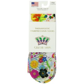 Celeste Stein Therapeutic Compression Socks, Cayle, 15-20 mmhg, 1-Pair