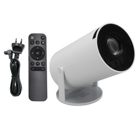 Smart Small Projector Bluetooth5.2 5G WiFi Projector 270 Degree Rotatable Portable Outdoor Movie Projector for Windows for Android 100‑260V AU Plug