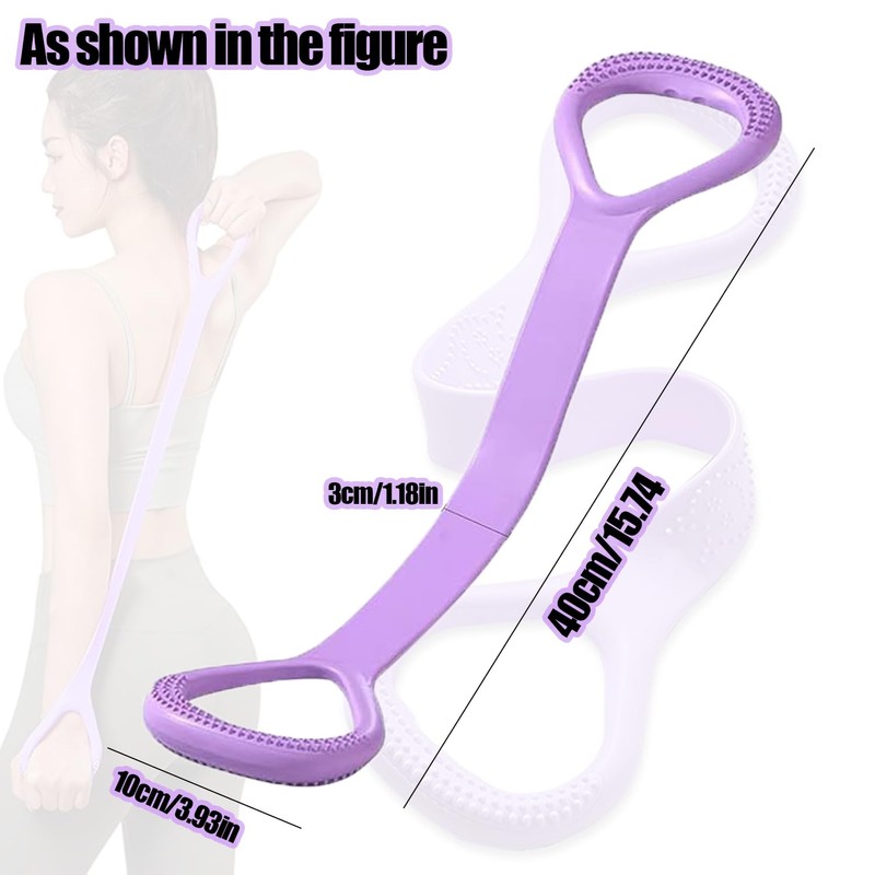 WEZCHUGHAOL Fitness Resistance Band, Arm|Back Training Elastic Ropes - Pure