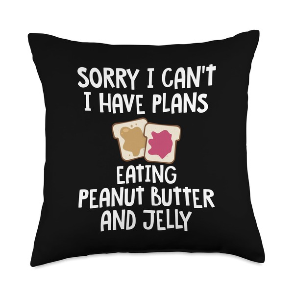 Peanut Butter And Jelly Apparel - Novelty Sandwich Design Throw
