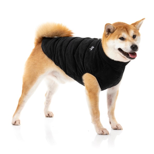 Mosman Puffer Pet Dog Jacket Premium Corduroy Vest Warm Lined