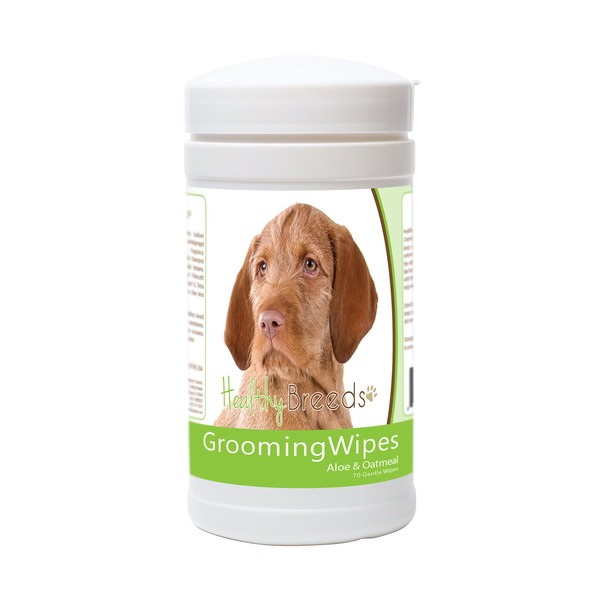 Healthy Breeds Dog Cleaning Wipes for Wirehaired Vizsla - Over