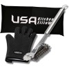 USA Kitchen Elite The Rolls Royce of Grill Brushes Stainless
