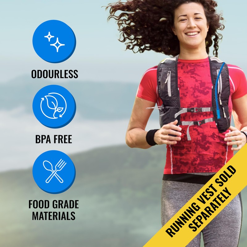 Tribalway Water Bladder 1.5L Hydration Bladder Reservoir – BPA Free
