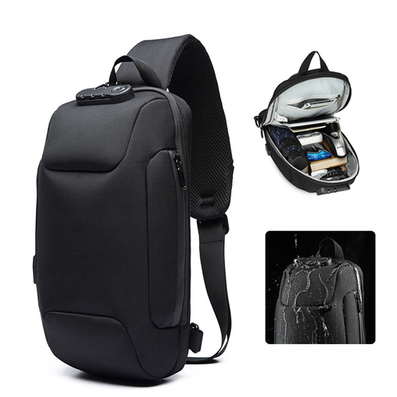Anti Theft Sling Bag Travel Crossbody Sling Backpack Chest Bags