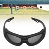 Safety Goggles Impact Resistant Iron Mesh Pattern UV400 for Military