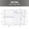 Mind Reader 8-Piece Drawer Organizer Set, Storage Trays for Kitchen,