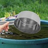 Hemobllo Stainless Steel Water Ladle Thickened Cooking Scoop with Long