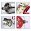 Commercial Pasta Roller Machine, Hand Crank Noodle Maker Adjustable Thickness