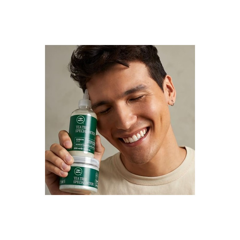 Tea Tree Special Detox Exfoliante Espumoso con Sales, Limpia y