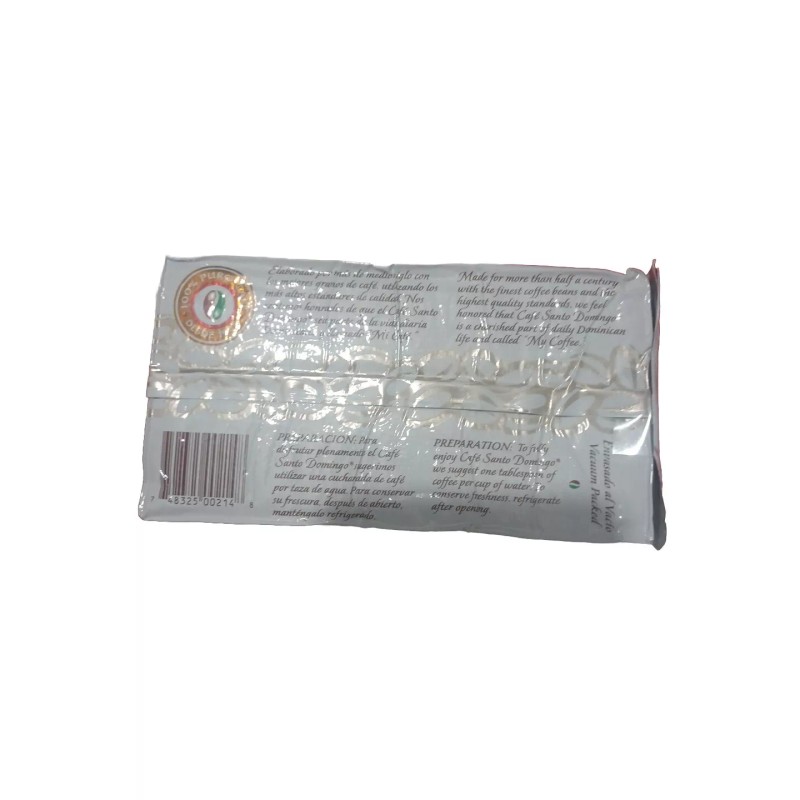 Santo Domingo Dominican Ground Espresso Coffee, 10 Ounce Brick