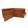 Buono Pelle RFID Blocking Mens Designer Soft Veg Tan Leather