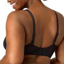 Playtex Women's Unlined Underwire Dreamwire, Plus Size Bras Available, Convertible, Moisture-Wicking, Dressed in Black