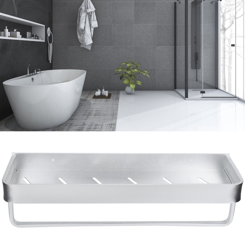 WallMounted Storage Rack Shower Shelf Multifunctional Storage Holder for Kitchen