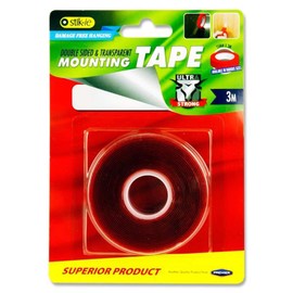 Premier Stationery W2117123 3 m Stik-ie Double Sided Mounting Tape - Clear