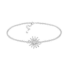 Sofia Milani - Women's Bracelet 925 Silver - with Zirconia Stone - Sun Pendant - B0371