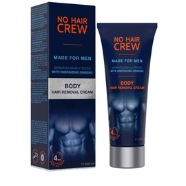 2 X NO HAIR CREW Body Hair Removal Cream – Depilatory Cream Made for Men, 200 ml (Set 2 x 200ml)