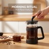 Sivaphe Small French Press 12oz Light-weight Durable High Borosilicate Carafe/Tea