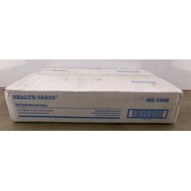 Health Gards 1000 Count Health Gards Toilet Seat Covers, Half-Fold Disposable HG-1000, New S3