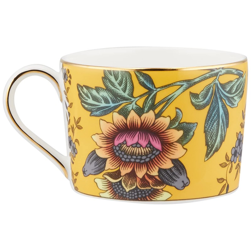 Wedgwood Wanderlust Yellow Tonkin Tea Cup & Saucer, 6.8 fl