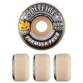 Spitfire Formula Four Wheels Conical 99DU Natural 52mm Skateboard Wheel One Size White