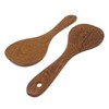 "Honbay 2PCS Wooden Rice Spoons Rice Paddles Rice Cooking Spatula