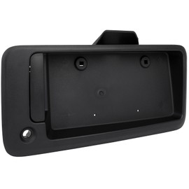 cciyu Exterior Rear Door Handle with License Bracket Rear Right Side Black Replacement for Express 1500 Van 1996-2014 for Express 2500 Van for Chevy for GMC